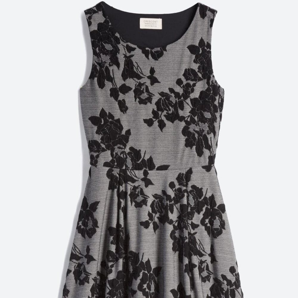 Crescent Leanne Textured Knit Dress